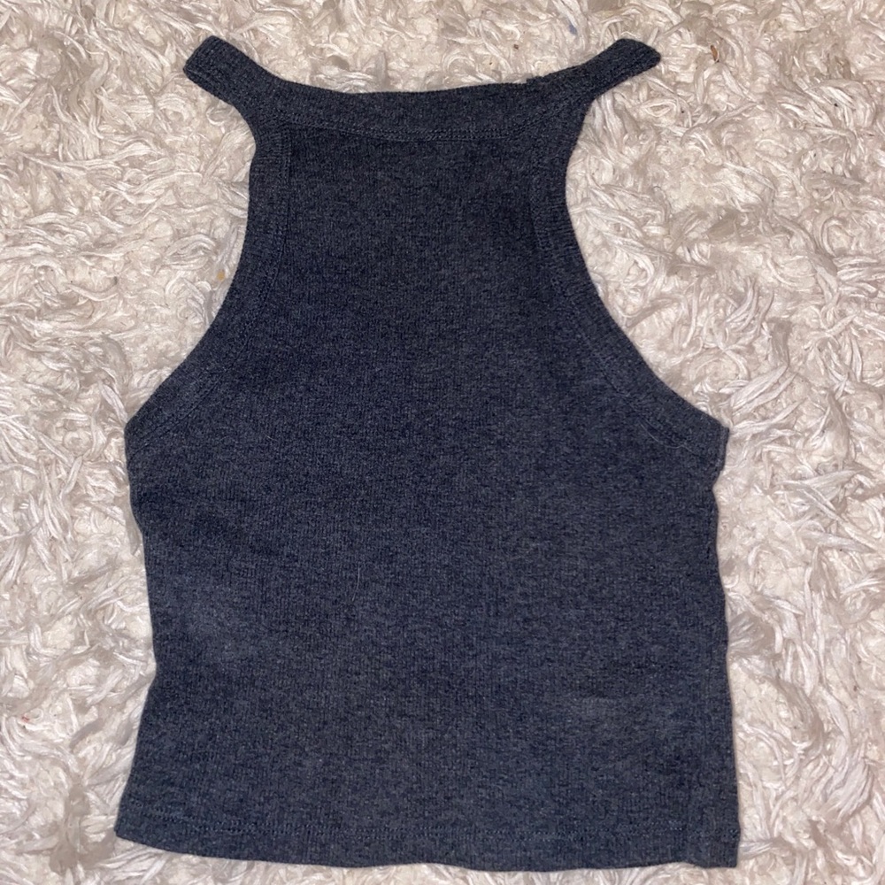 Grey crop top